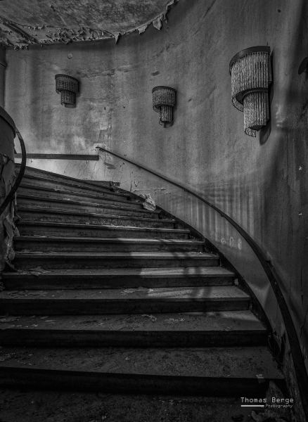 Treppe zum Saal
